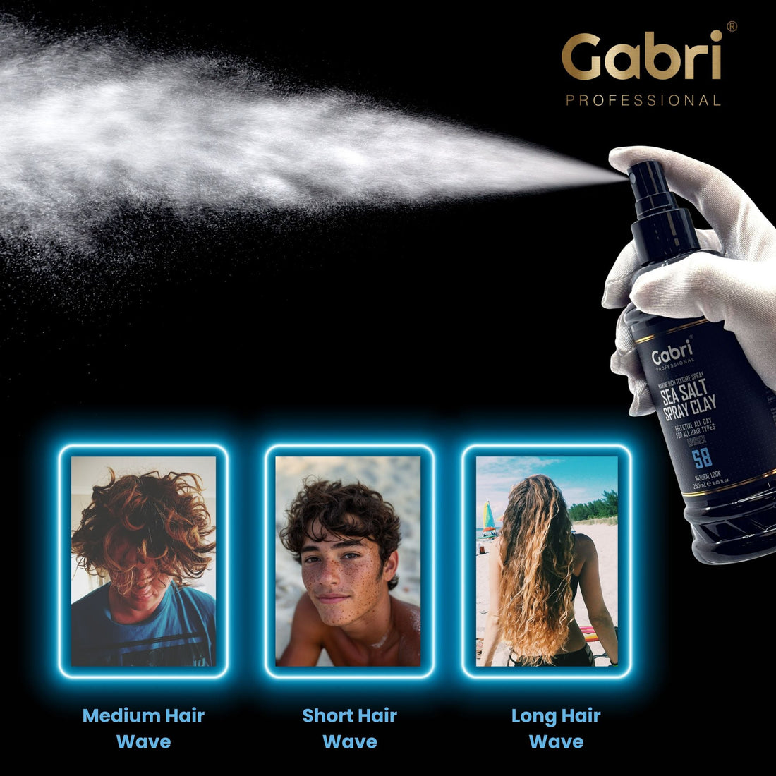Gabri Professional S8 Sea Salt Spray Clay Mat 250ml
