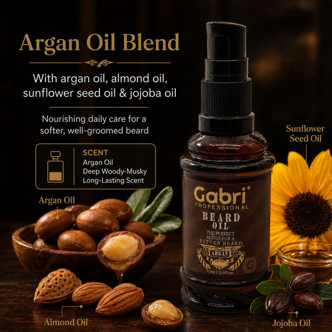 Gabri Professional Baardolie Argan Oil 75ml