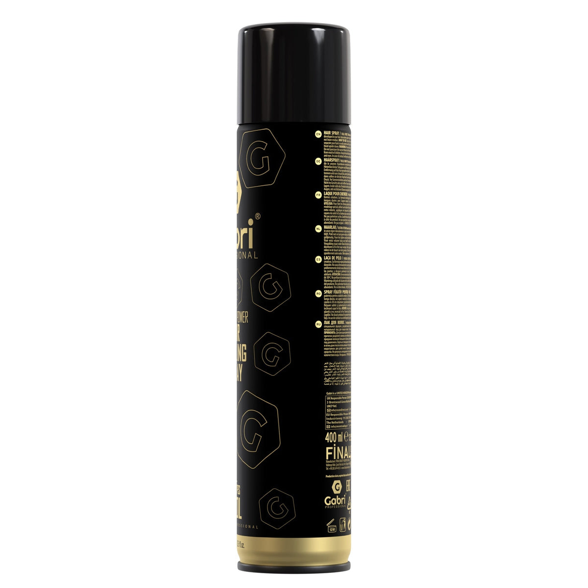 Gabri Professional Hair Styling Spray Maximum Power Cool 400ml