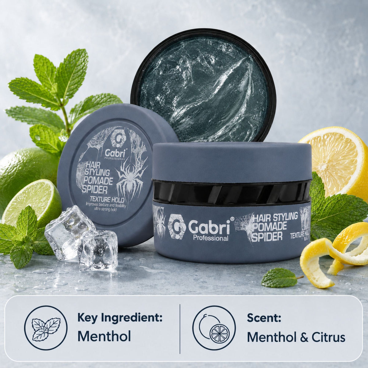 Gabri Professional Hair Styling Pomade Spider Wax 150ml