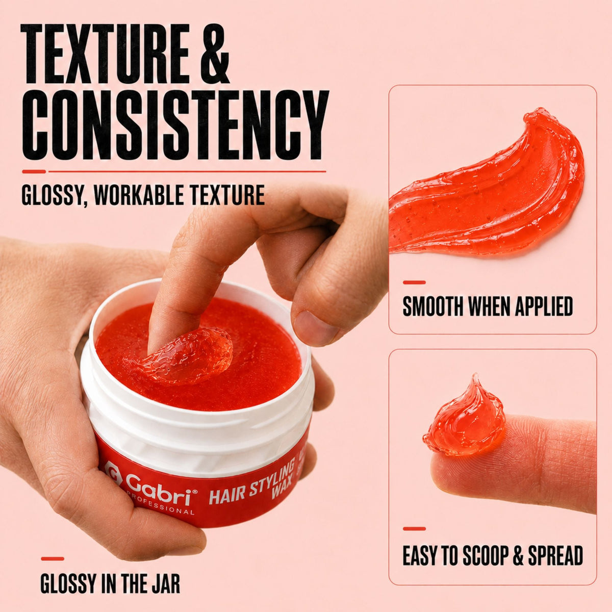 Gabri Professional Hair Styling Aqua Wax Ultra Strong Shine 150ml